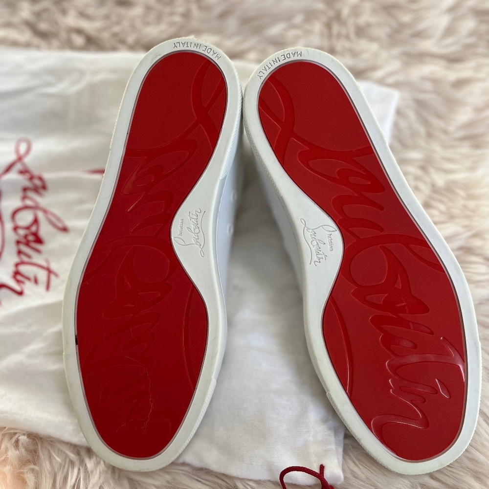 Christian Louboutin Vieira Platform Red Sole Sneakers